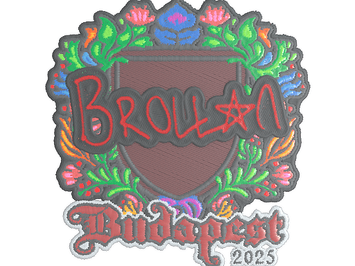 Sticker | Brollan (Embroidered) | Budapest 2025 image