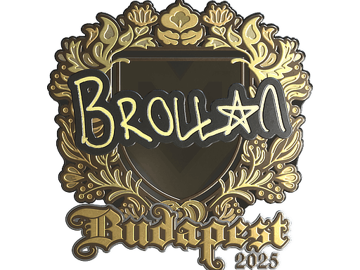 Sticker | Brollan (Gold) | Budapest 2025 image
