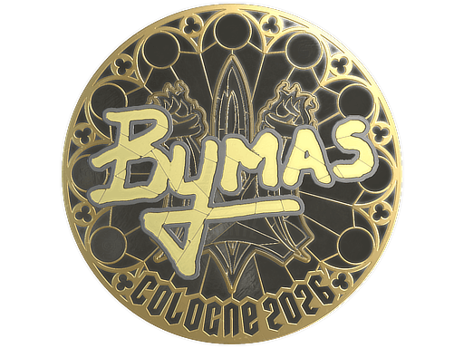 Sticker | Bymas (Gold) | Cologne 2026 image