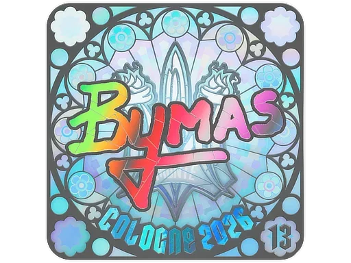 Sticker | Bymas (Holo, Ranked) | Cologne 2026 image