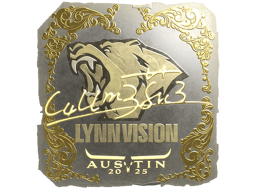Sticker | C4LLM3SU3 (Gold) | Austin 2025 image