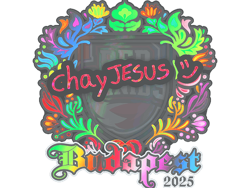 Sticker | chayJESUS (Holo) | Budapest 2025 image