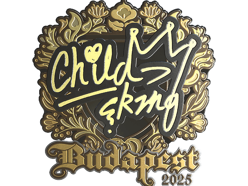 Sticker | ChildKing (Gold) | Budapest 2025 image