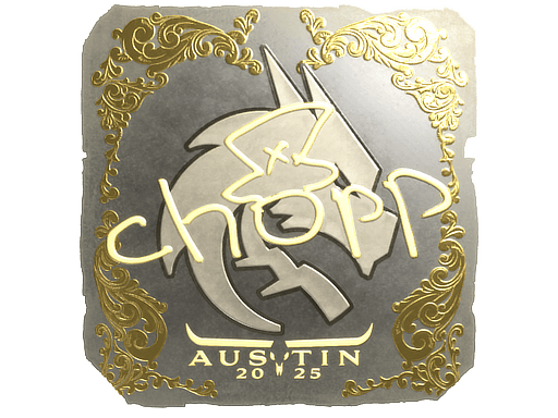 Sticker | chopper (Gold) | Austin 2025 image