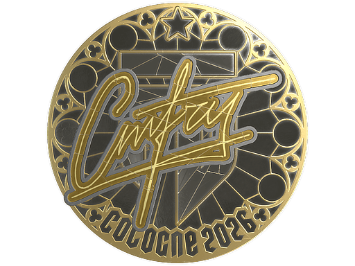 Sticker | cmtry (Gold) | Cologne 2026 image