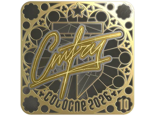 Sticker | cmtry (Gold, Ranked) | Cologne 2026 image