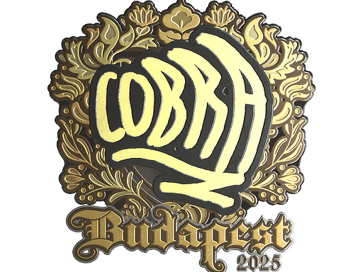 Sticker | cobra (Gold) | Budapest 2025 image