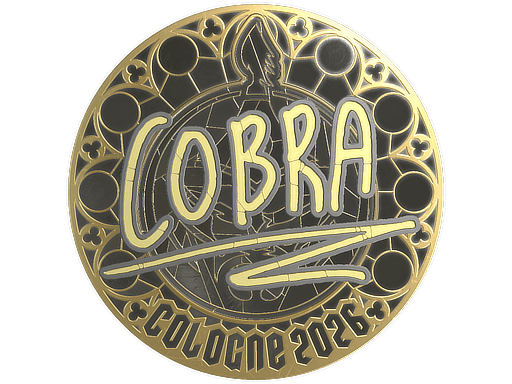 Sticker | cobra (Gold) | Cologne 2026 image