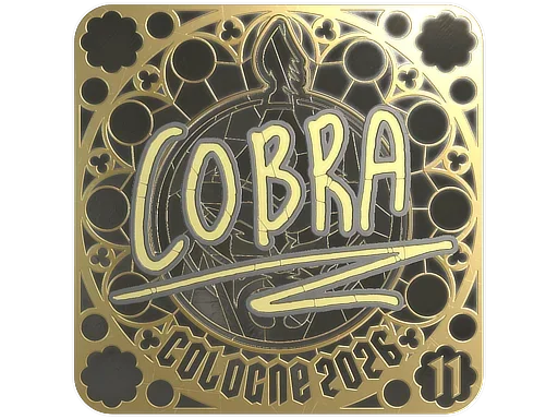 Sticker | cobra (Gold, Ranked) | Cologne 2026 image