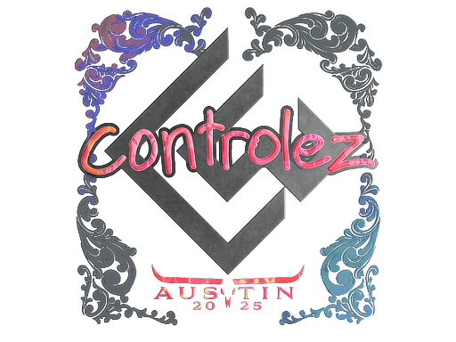 Sticker | controlez (Holo) | Austin 2025 image