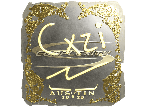 Sticker | Cxzi (Gold) | Austin 2025 image