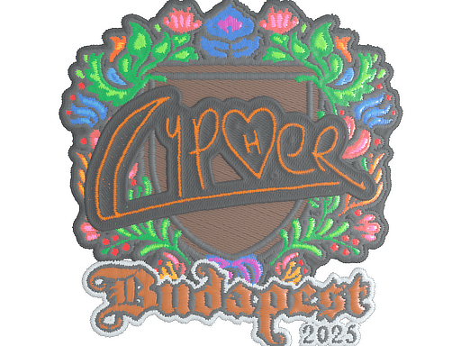 Sticker | Cypher (Embroidered) | Budapest 2025 image
