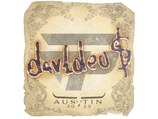 Sticker | dav1deuS | Austin 2025 image