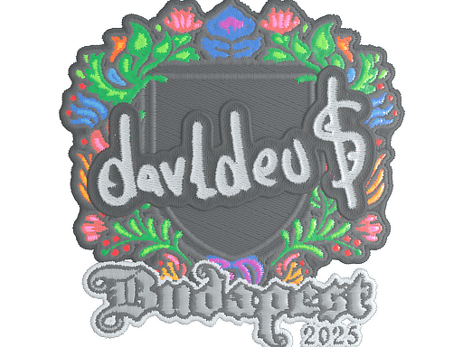 Sticker | dav1deuS (Embroidered) | Budapest 2025 image
