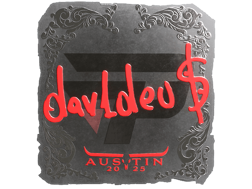 Sticker | dav1deuS (Foil) | Austin 2025 image