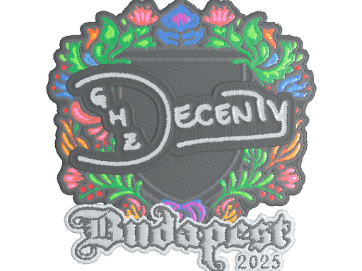 Sticker | decenty (Embroidered) | Budapest 2025 image