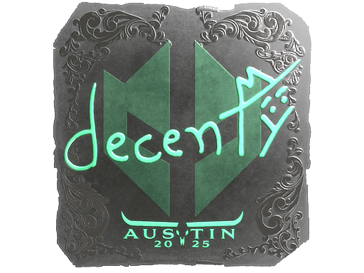 Sticker | decenty (Foil) | Austin 2025 image