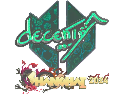 Sticker | decenty (Holo) | Shanghai 2024 image