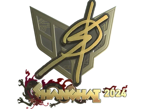 Sticker | degster (Gold) | Shanghai 2024 image