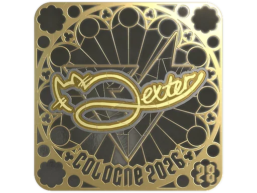 Sticker | dexter (Gold, Ranked) | Cologne 2026 image