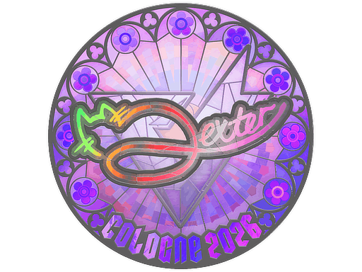 Sticker | dexter (Holo) | Cologne 2026 image