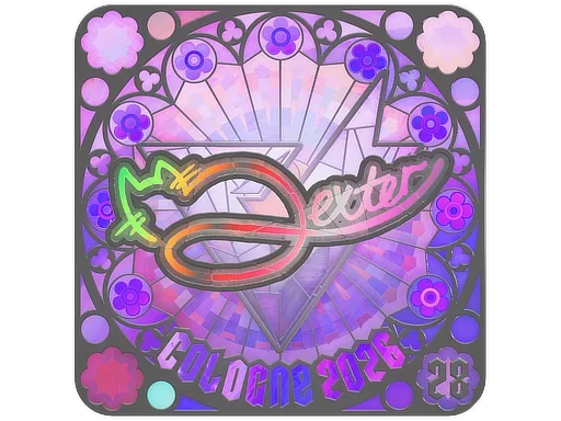 Sticker | dexter (Holo, Ranked) | Cologne 2026 image