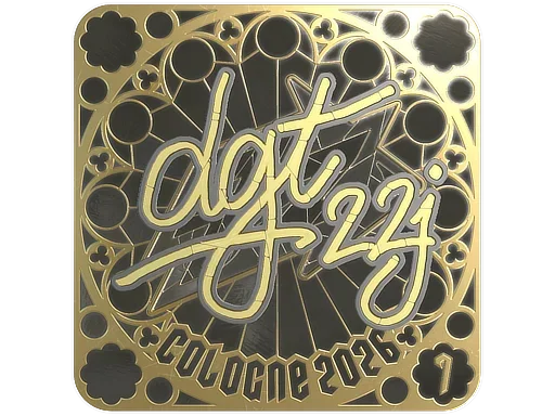Sticker | dgt (Gold, Ranked) | Cologne 2026 image
