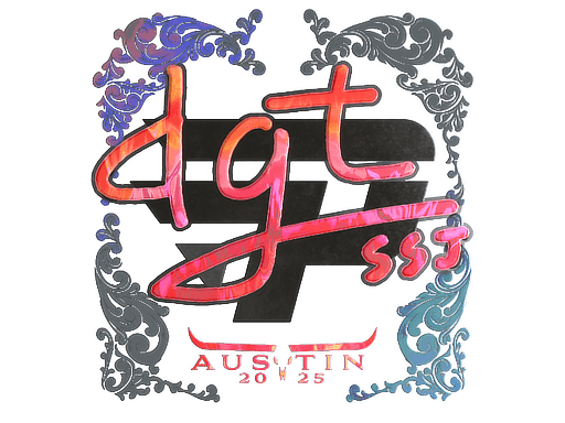Sticker | dgt (Holo) | Austin 2025 image