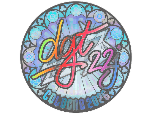 Sticker | dgt (Holo) | Cologne 2026 image