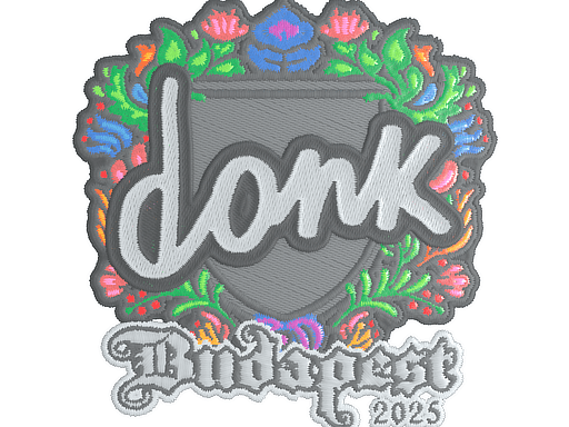 Sticker | donk (Embroidered) | Budapest 2025 image