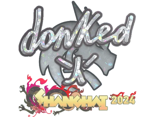 Sticker | donk (Glitter) | Shanghai 2024 image