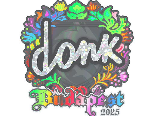 Sticker | donk (Holo) | Budapest 2025 image