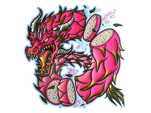 Sticker | Dragon Fruit (Foil) image