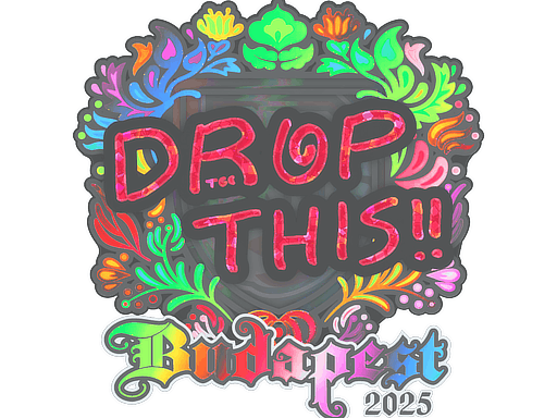 Sticker | drop (Holo) | Budapest 2025 image