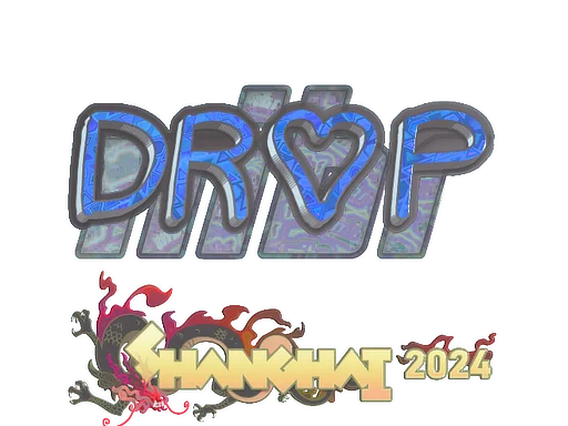 Sticker | drop (Holo) | Shanghai 2024 image