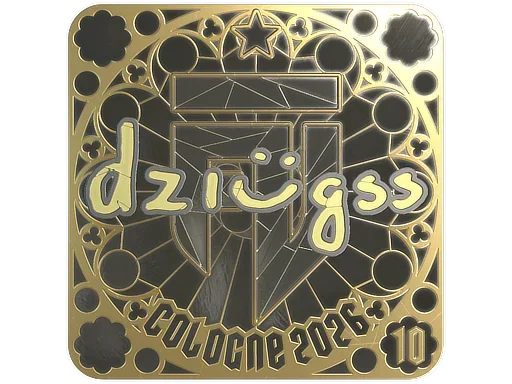 Sticker | dziugss (Gold, Ranked) | Cologne 2026 image