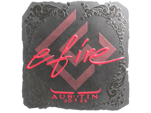 Sticker | efire (Foil) | Austin 2025 image