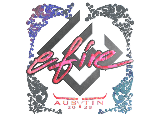 Sticker | efire (Holo) | Austin 2025 image