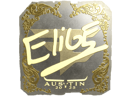Sticker | EliGE (Gold) | Austin 2025 image