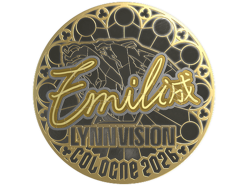 Sticker | EmiliaQAQ (Gold) | Cologne 2026 image