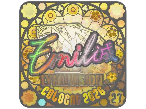 Sticker | EmiliaQAQ (Holo, Ranked) | Cologne 2026 image