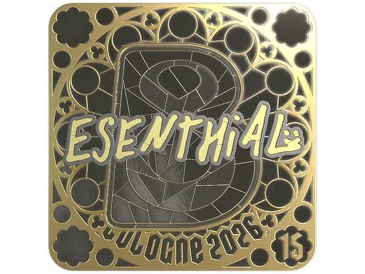 Sticker | esenthial (Gold, Ranked) | Cologne 2026 image