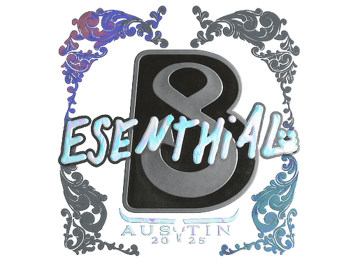 Sticker | esenthial (Holo) | Austin 2025 image