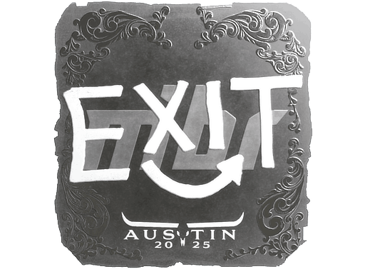 Sticker | exit (Foil) | Austin 2025