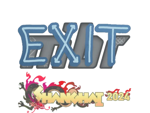Sticker | exit | Shanghai 2024