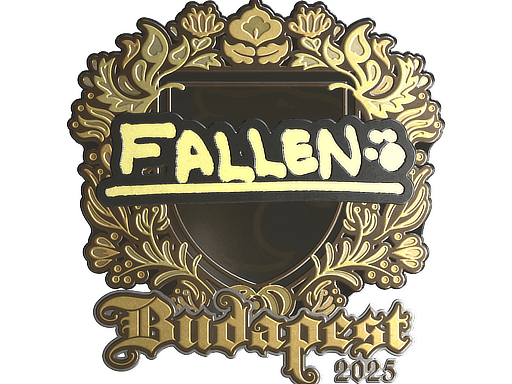Sticker | FalleN (Gold) | Budapest 2025 image