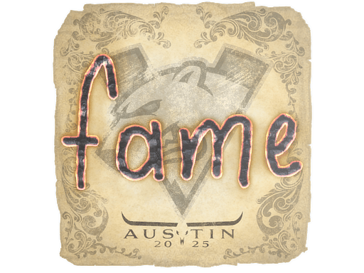 Sticker | fame | Austin 2025 image