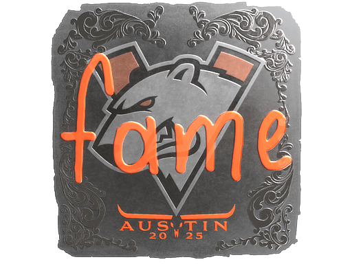 Sticker | fame (Foil) | Austin 2025 image