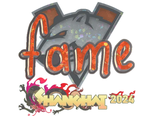 Sticker | fame (Glitter) | Shanghai 2024 image