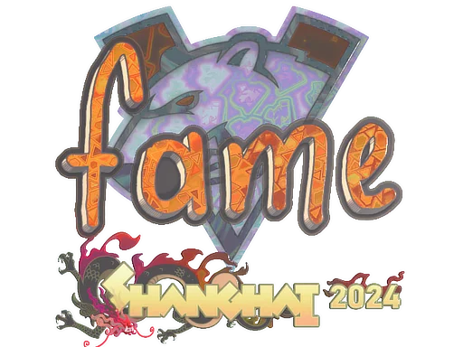 Sticker | fame (Holo) | Shanghai 2024 image